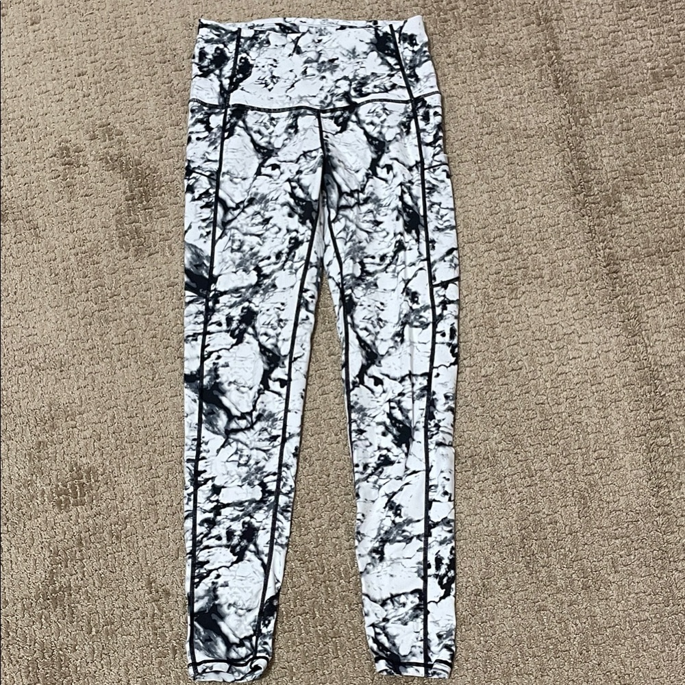 Marble Print Leggings